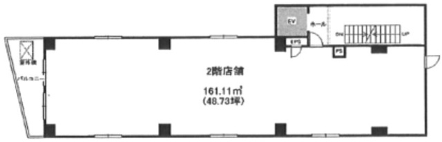 FPGリンクス竹下通り2F 間取り図