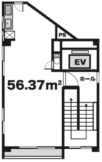 シューエイト北大塚ビル2F 間取り図
