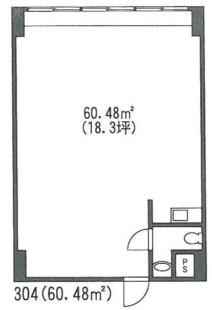 アーバンホワイトハウスビル304 間取り図