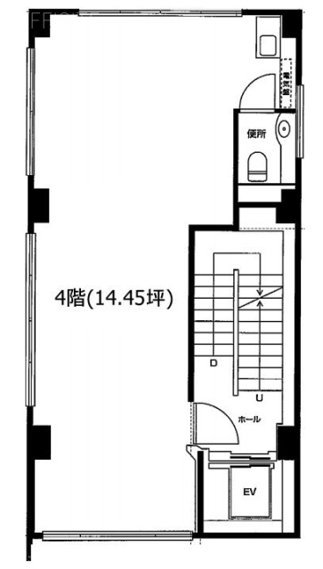 楠本第17ビルA 間取り図