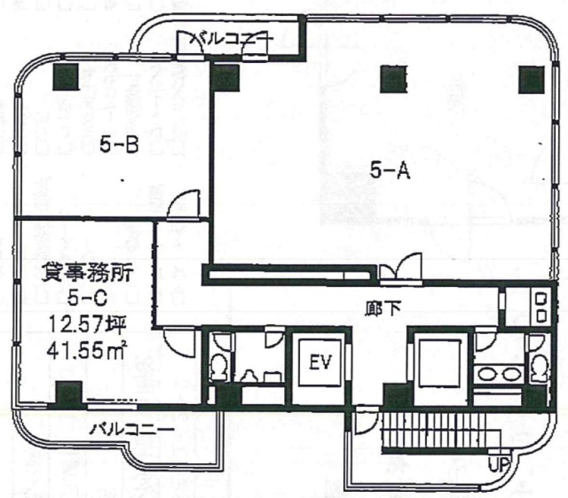 大伴(オオトモ)ビルC 間取り図