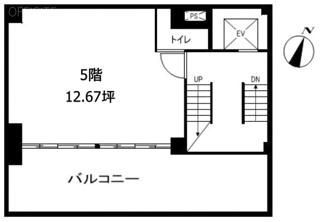 ヒロビル5F 間取り図