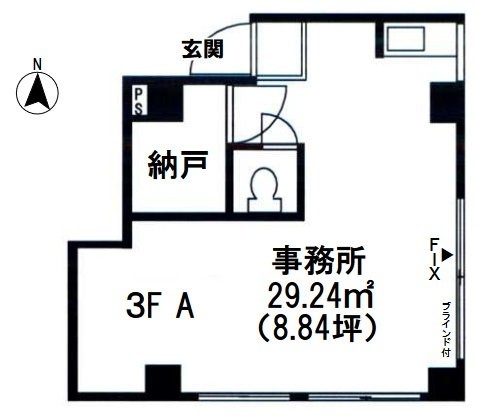 渋谷MMIビルA 間取り図