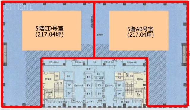 品川シーサイドウエストタワーCD 間取り図