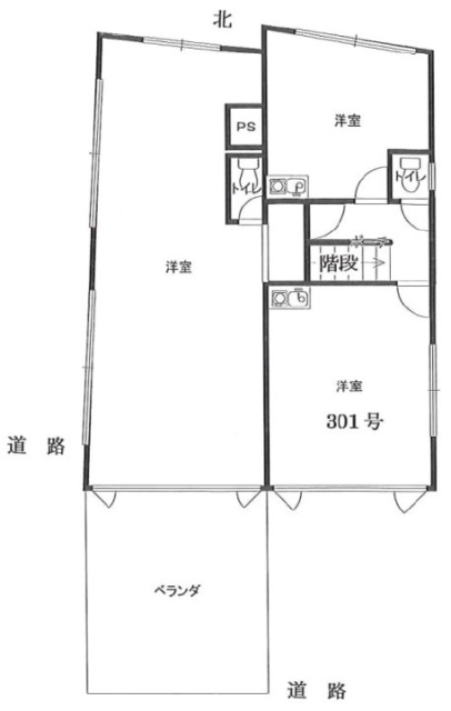 ISOビル301 間取り図