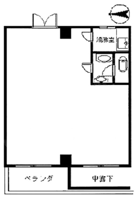 東邦ビル多摩川206 間取り図