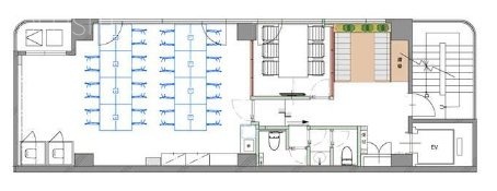 NOVEL WORK Shinjuku West2F 間取り図