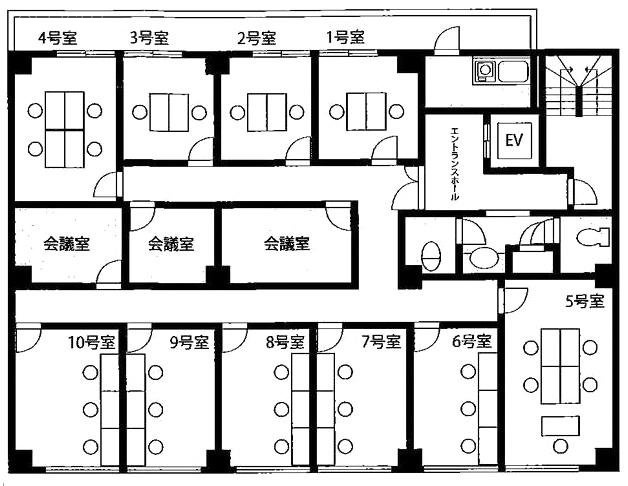 CHIBAビル409 間取り図