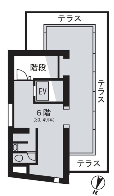新赤坂ビル7F 間取り図