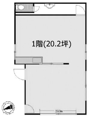 加瀬ビル1F 間取り図