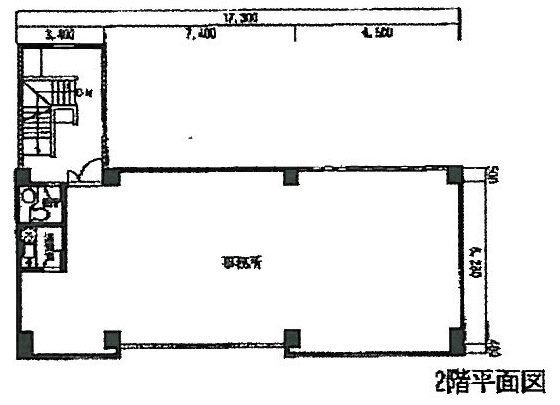 石宏ビル2F 間取り図