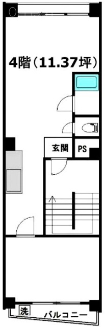 内田ビル4F 間取り図