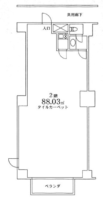 グランドメゾン六番町2F 間取り図