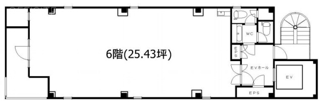 岩本町SYビル6F 間取り図