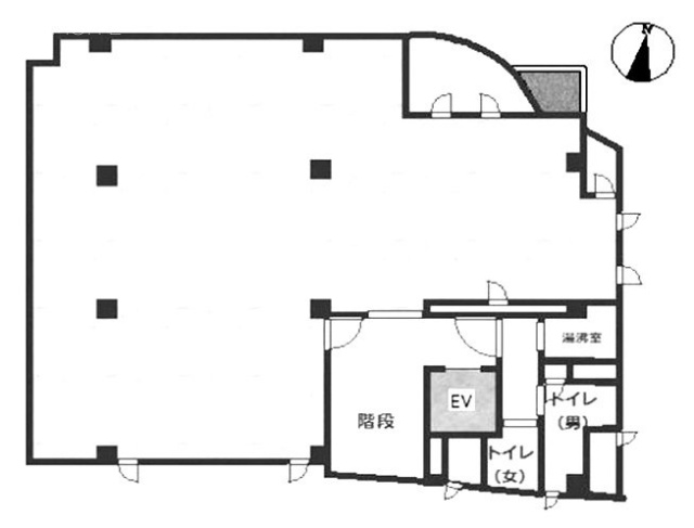 瑞穂ビル1F 間取り図