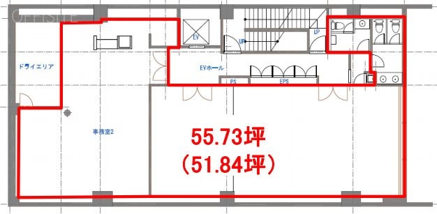 赤坂GHSビル2F 間取り図