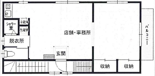 ザーイーストビル2F 間取り図