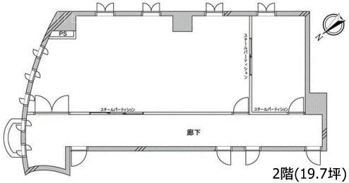 UKビル2F 間取り図