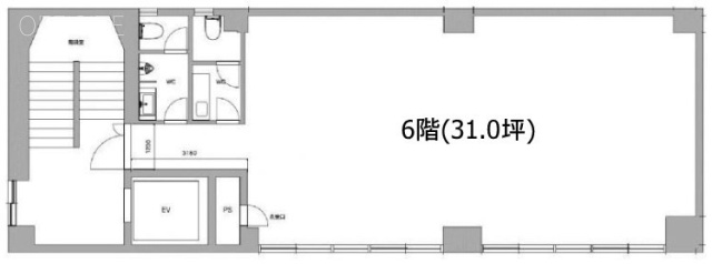 平和ビル6F 間取り図