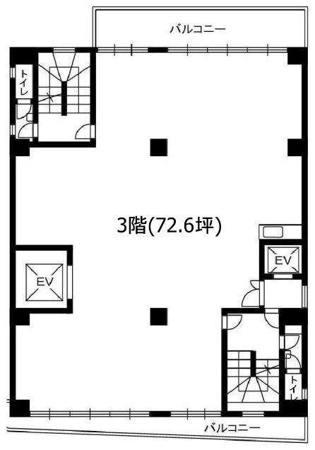 英明ビル3F 間取り図