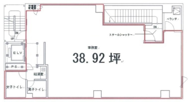 陽光銀座三原橋ビル2F 間取り図