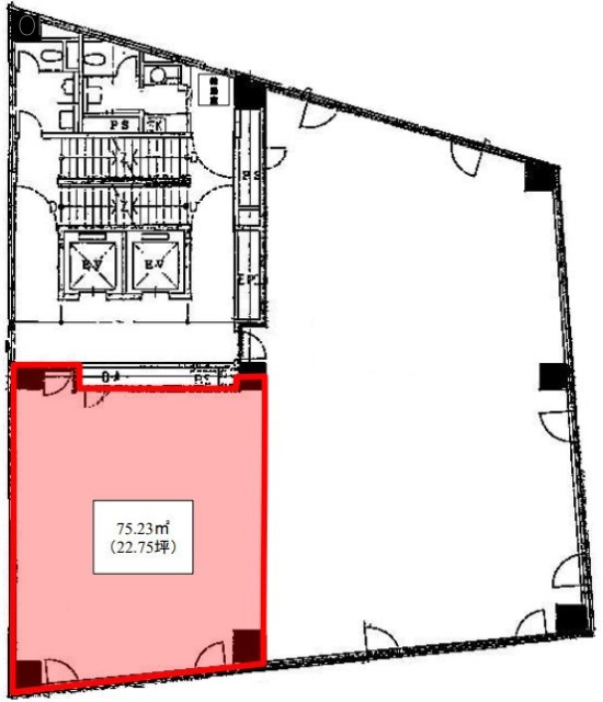 新中央ビル6F 間取り図