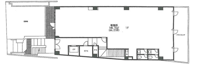 大崎ウエストサイドビル1F 間取り図