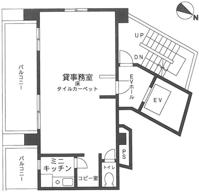 ウインド西神田ビル701 間取り図