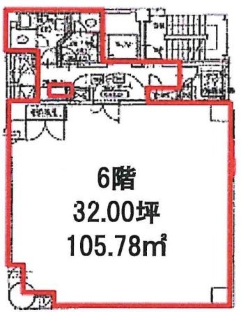 銀座プルミエビル6F 間取り図