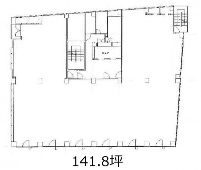 虎ノ門3丁目ビル4F 間取り図