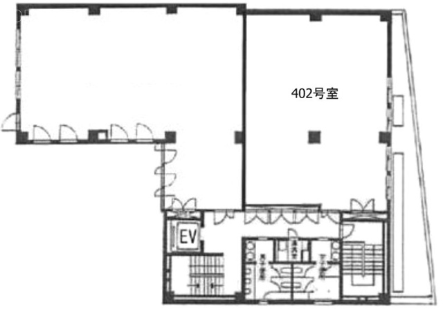 神楽坂升本ビル402 間取り図