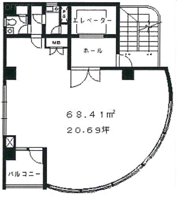 金子ビル4F 間取り図