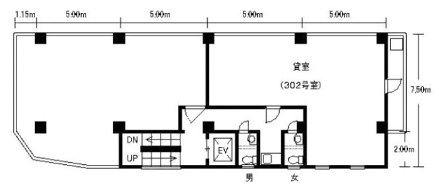 和久津ビル302 間取り図