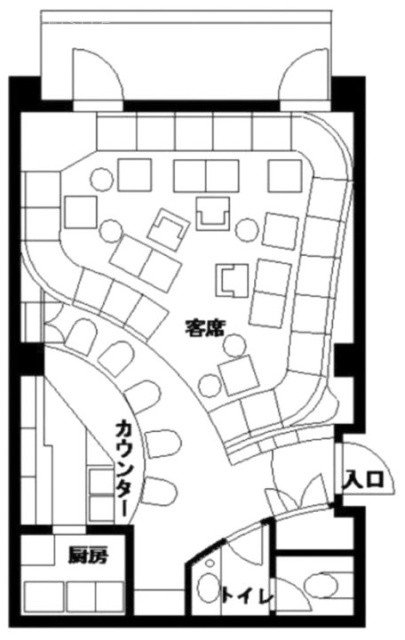赤坂青明会館A 間取り図