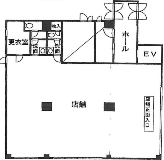 アドレ赤塚ビル1F 間取り図