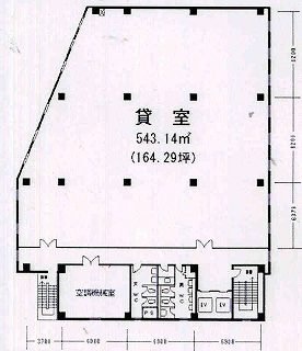 第5富士商事ビル6F 間取り図