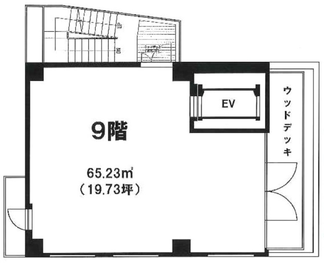 マニヴィア麻布十番ビル9F 間取り図