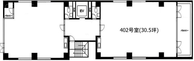 中尾ビル402 間取り図