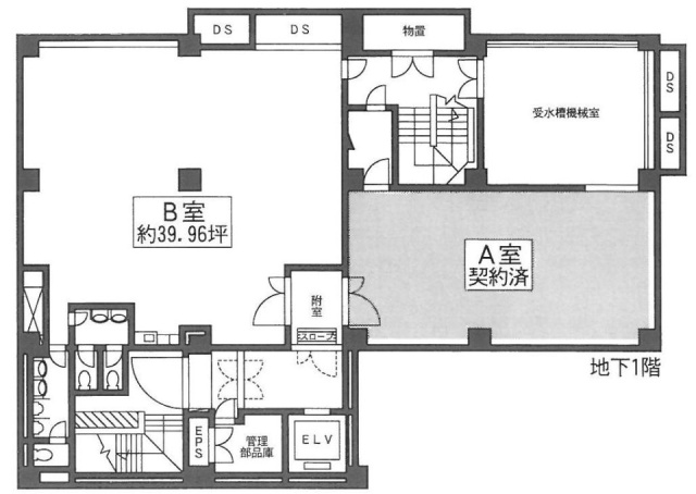 三田UTビルB 間取り図