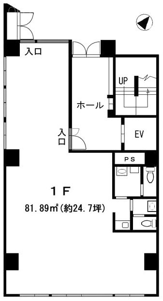 第一松岡ビル1F 間取り図