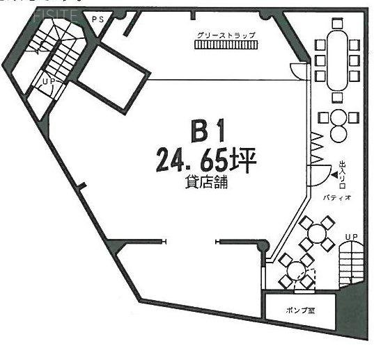 フォレスト代々木A1ビルB1F 間取り図