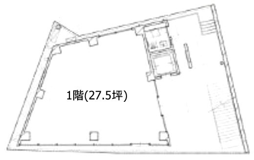 HIBICA原宿ビル1F 間取り図