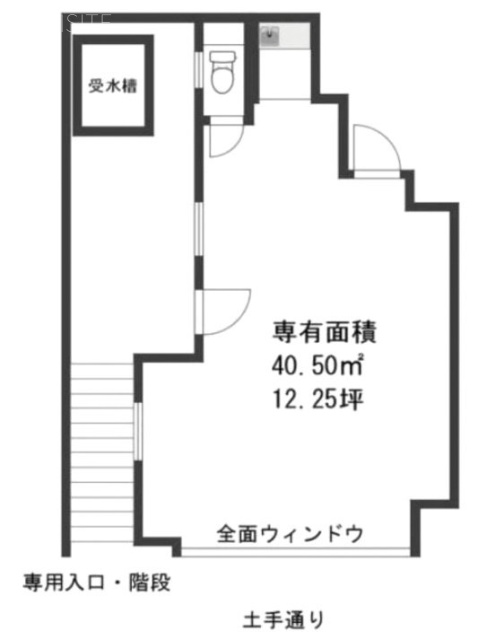 メーゼンハイツ三ノ輪201 間取り図