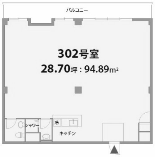 フラット青山302 間取り図