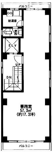 松田ビル3F 間取り図
