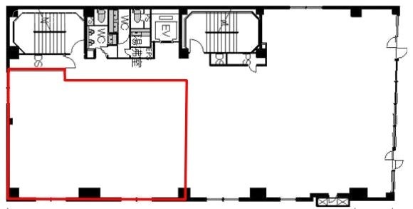 ミヤダイビル2F 間取り図