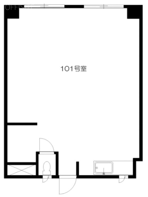 船場マンション101 間取り図