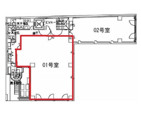 D‘s VARIE神田錦町201 間取り図
