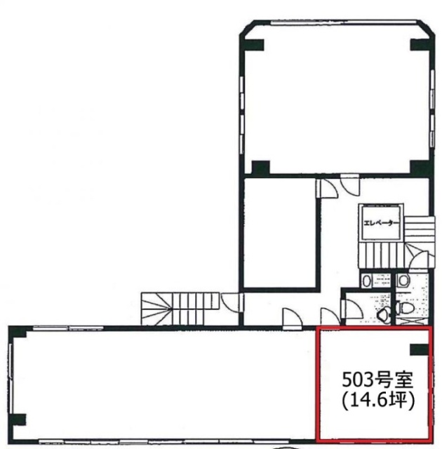 サンポウ綜合ビル503 間取り図
