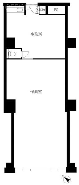 トルナーレタワー114 間取り図